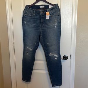 Lane Bryant Curvy Fit Skinny HR sz 14